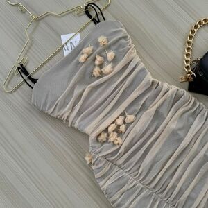 Bloggers fav Zara FLORAL TULLE DRESS